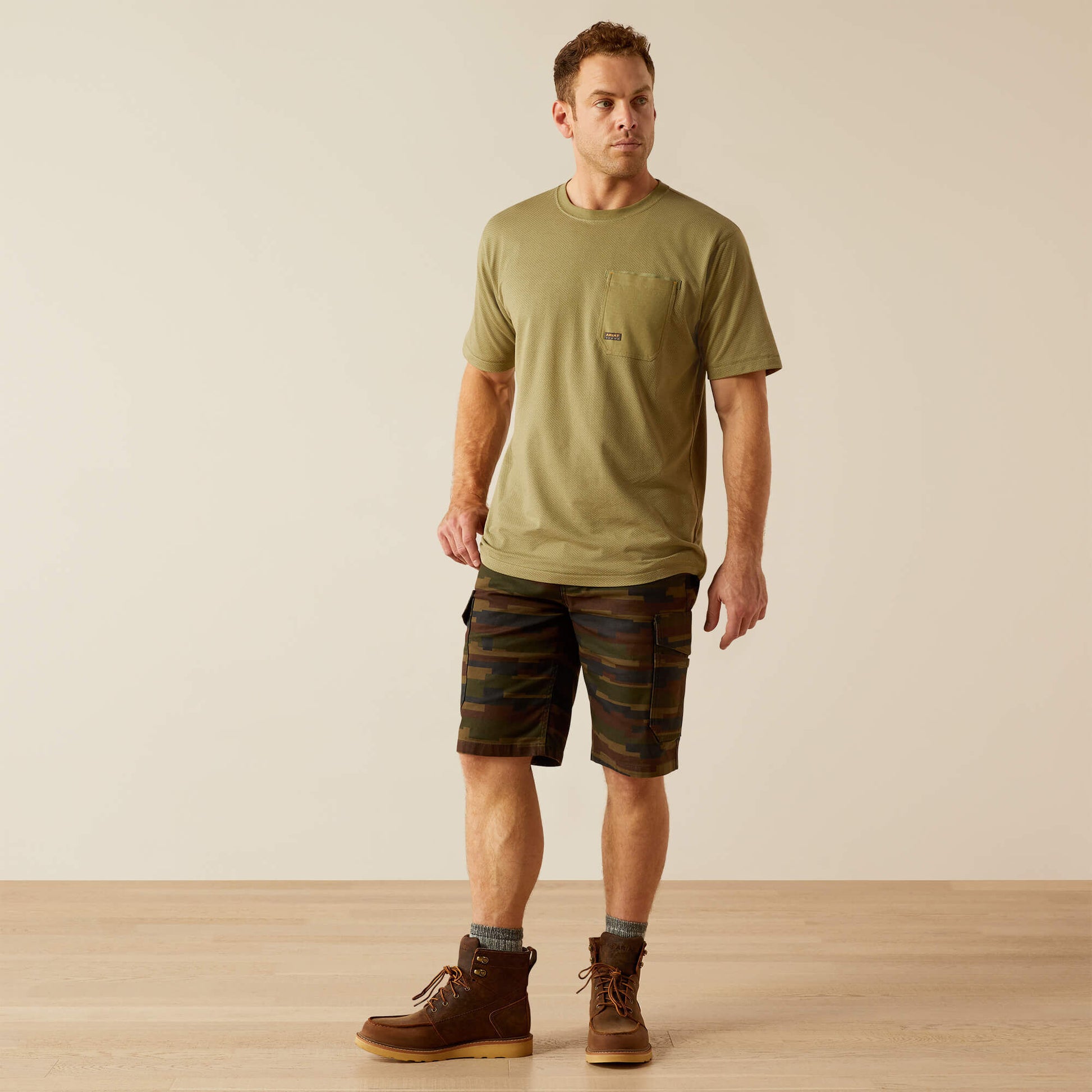 Ariat Men Rebar Workman 360 Shield Pocket T-Shirt