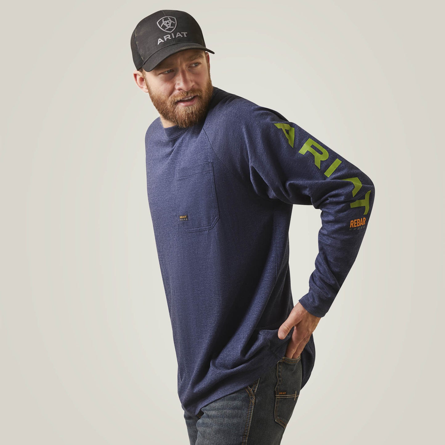Ariat Men Rebar Cotton Strong Graphic T-Shirt