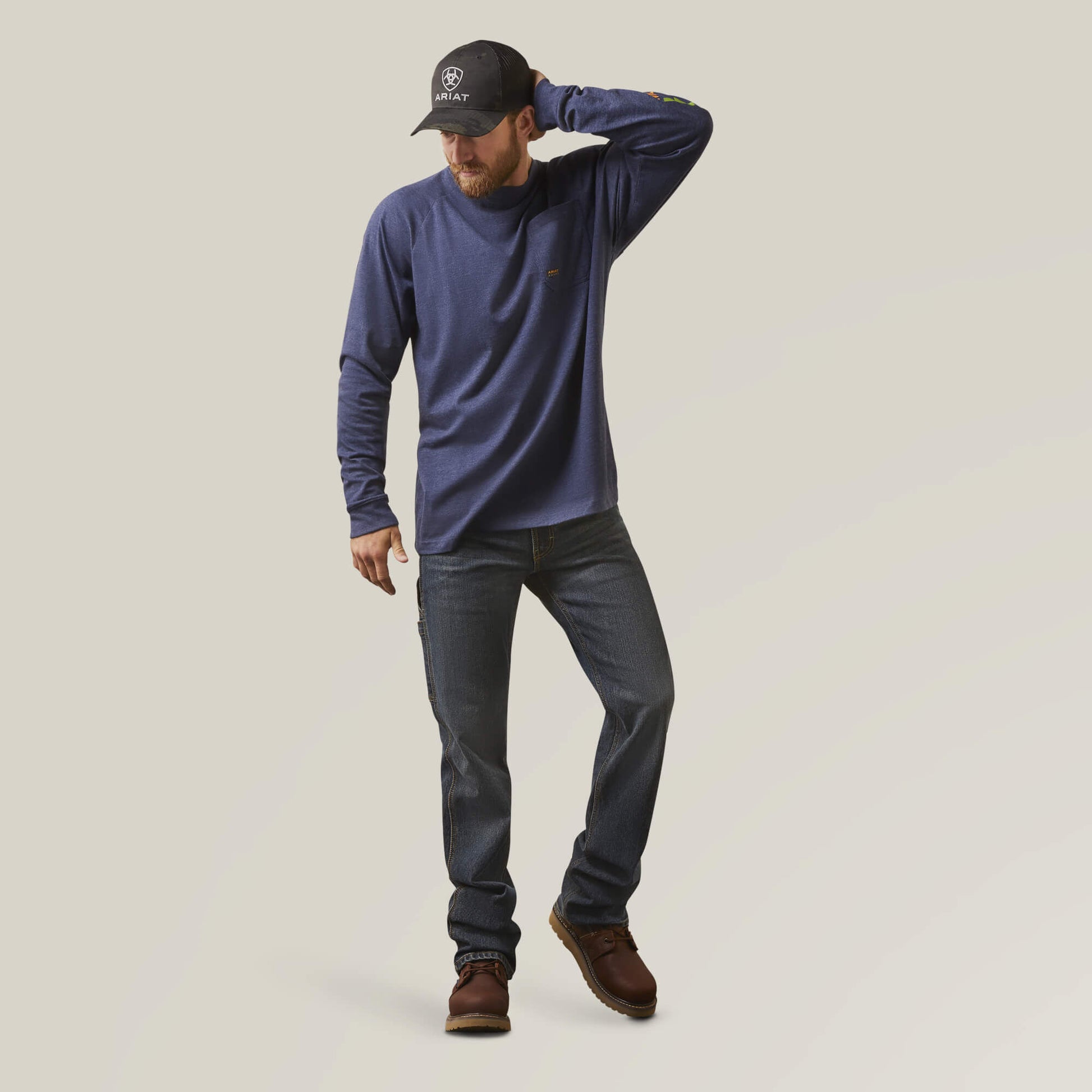 Ariat Men Rebar Cotton Strong Graphic T-Shirt