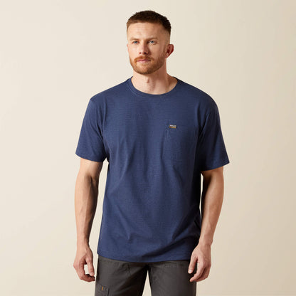 Ariat Men Rebar Cotton Strong Standard Pocket T-Shirt