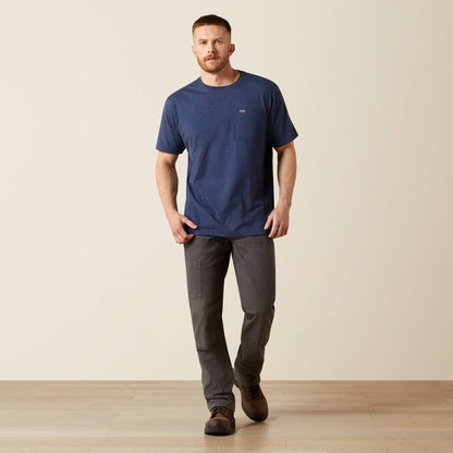 Ariat Men Rebar Cotton Strong Standard Pocket T-Shirt
