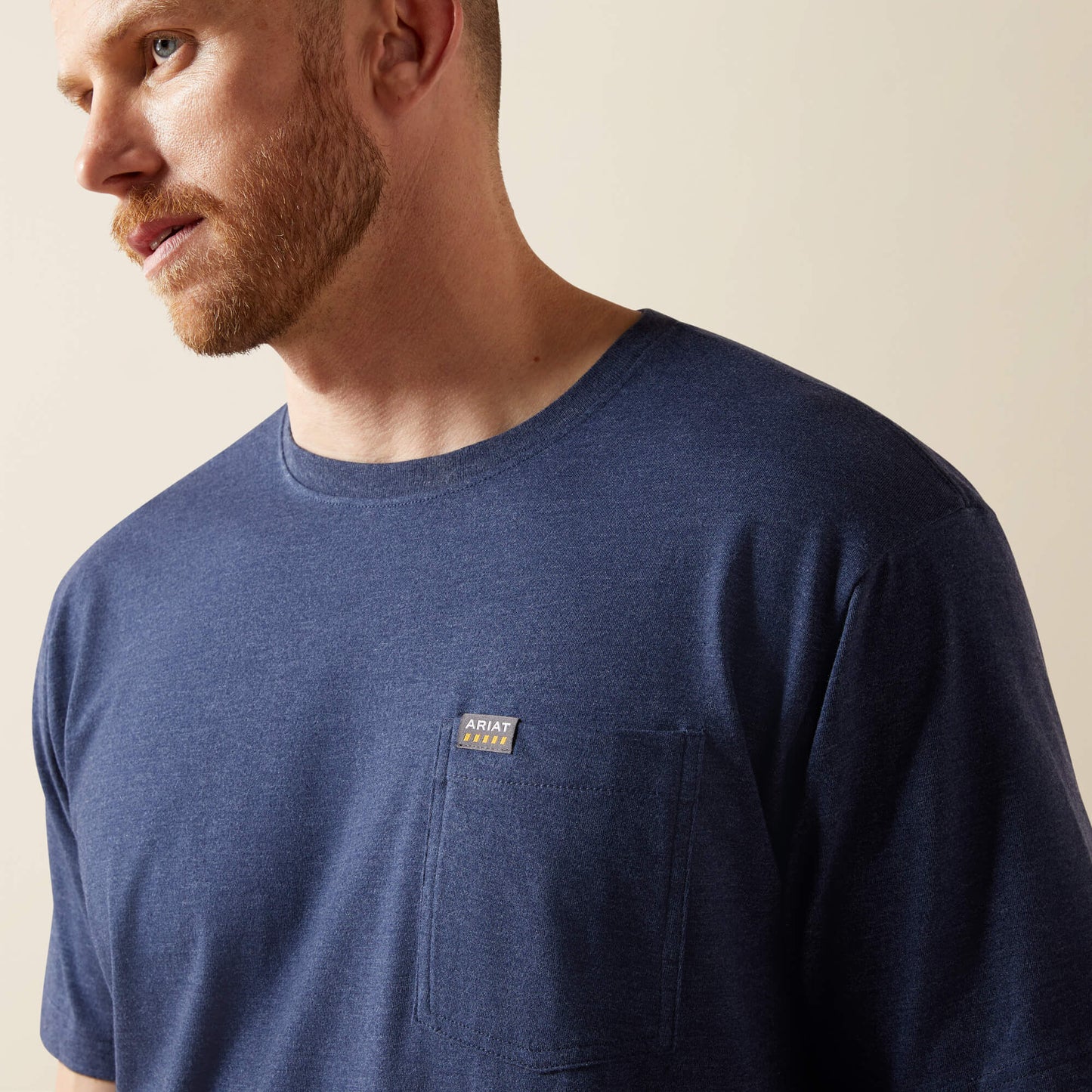 Ariat Men Rebar Cotton Strong Standard Pocket T-Shirt