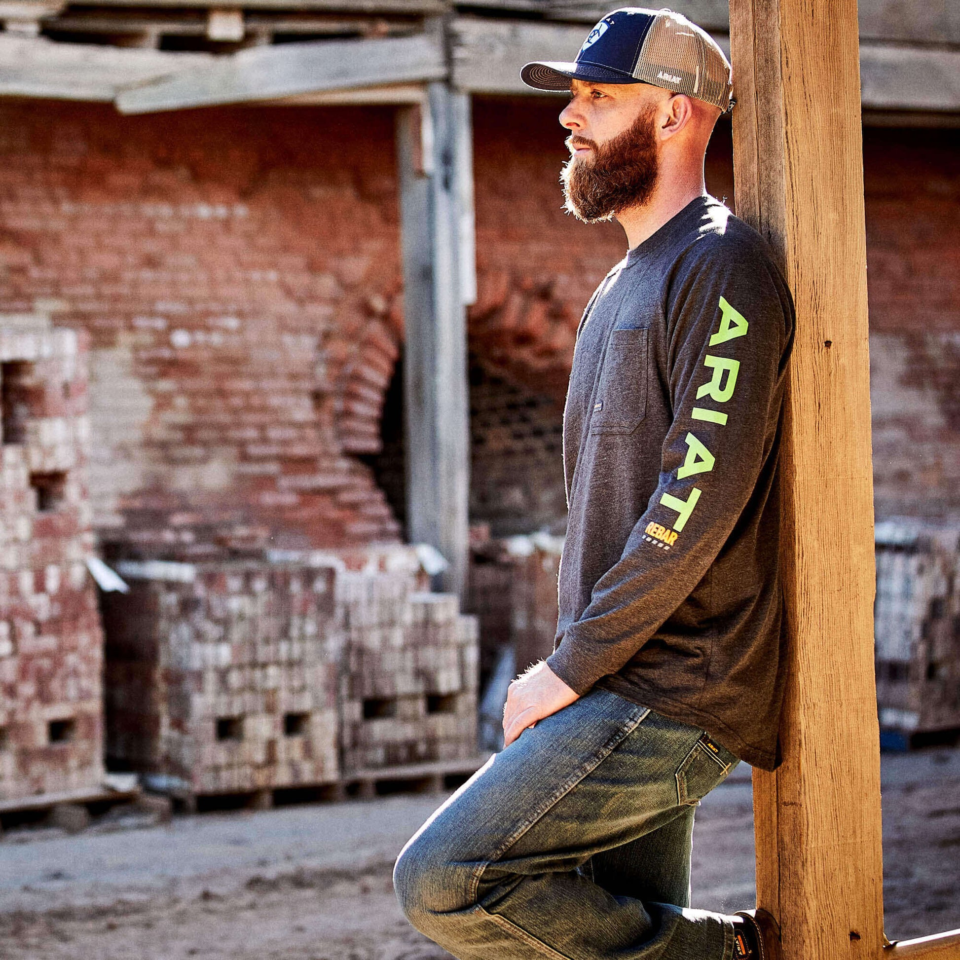 Ariat Men Rebar Cotton Strong Graphic T-Shirt