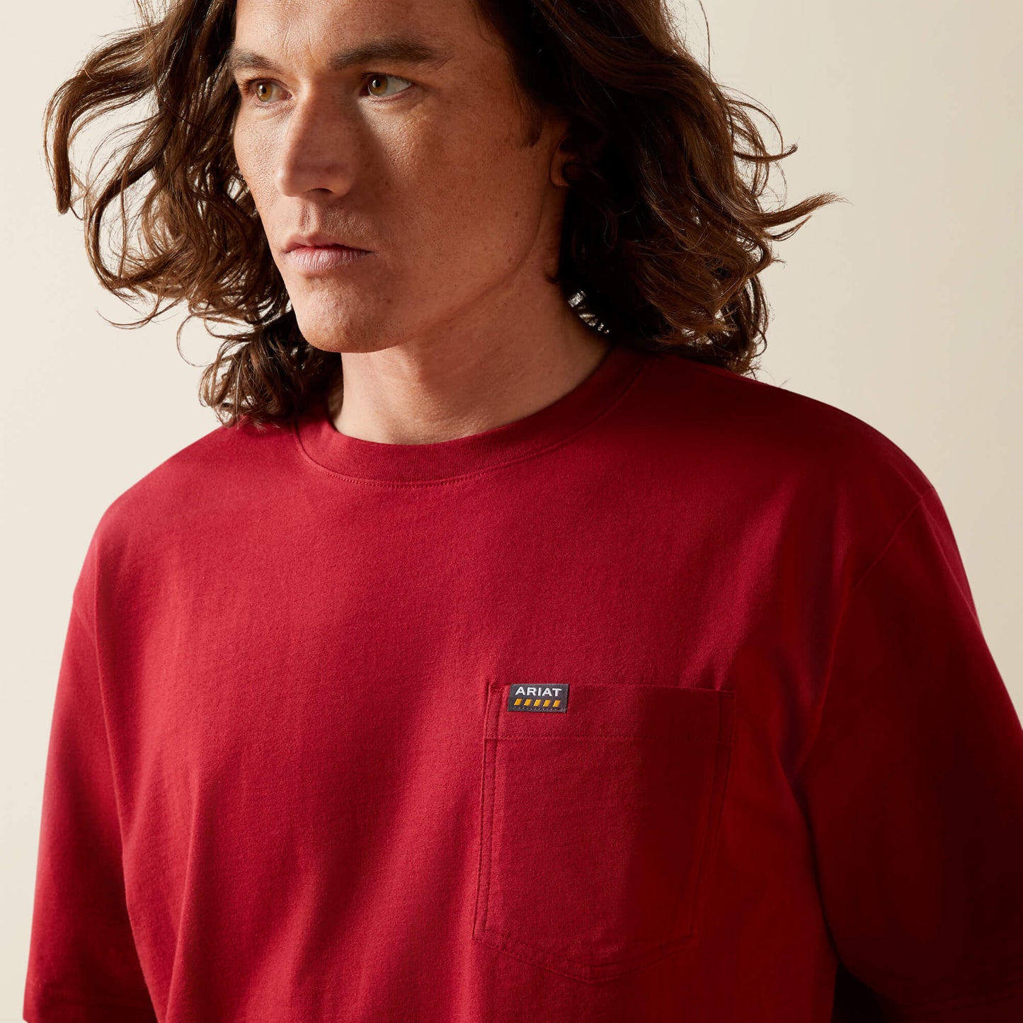 Ariat Men Rebar Cotton Strong Standard Pocket T-Shirt