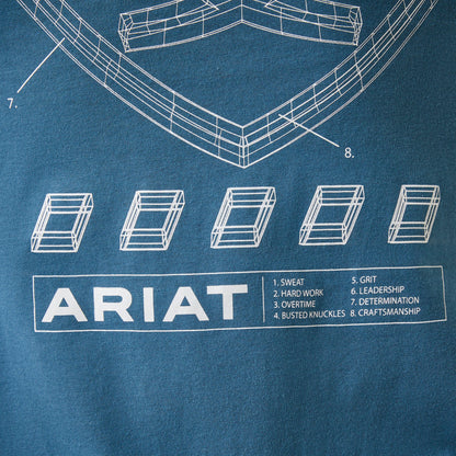 Ariat Men Rebar Workman Blueprint