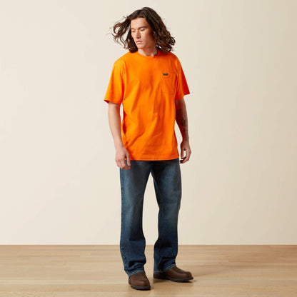 Ariat Men Rebar Cotton Strong Standard Pocket T-Shirt
