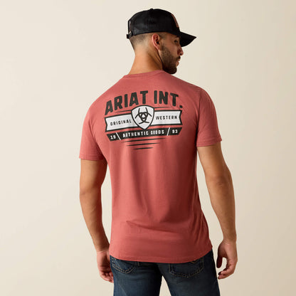 Ariat Men Ariat Banner Badge T-Shirt