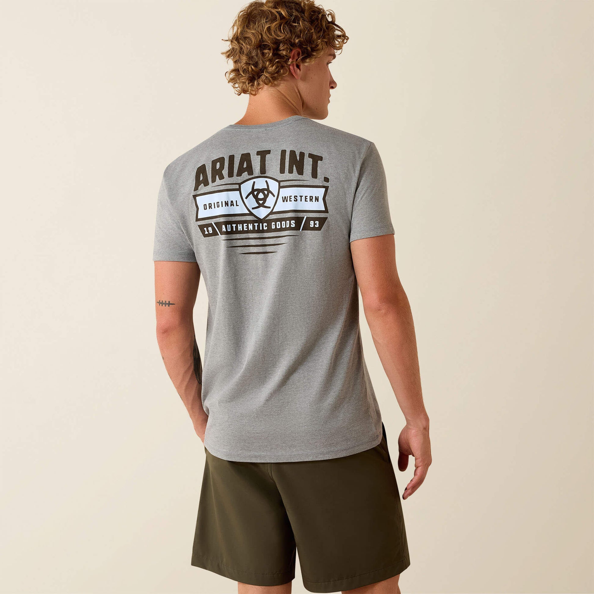 Ariat Men Ariat Banner Badge T-Shirt