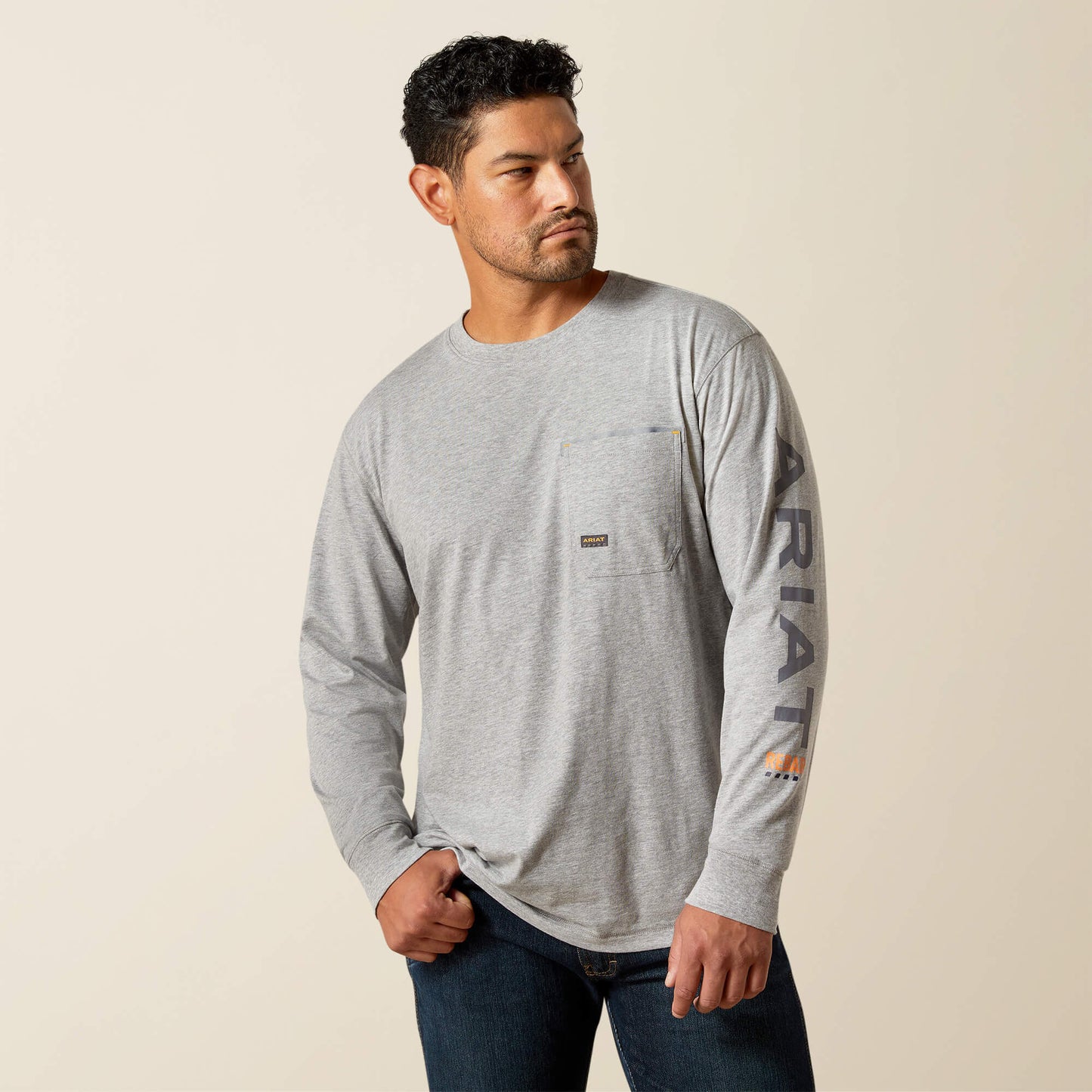 Ariat Men Rebar Workman Logo T-Shirt