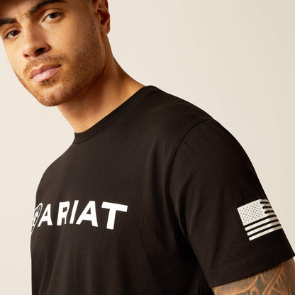 Ariat Men Ariat Shield Flag T-Shirt