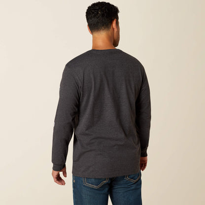Ariat Men Rebar Cotton Strong Standard Logo Pocket T-Shirt