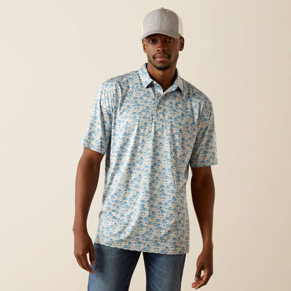 Ariat Men Charger 2.0 Printed Polo