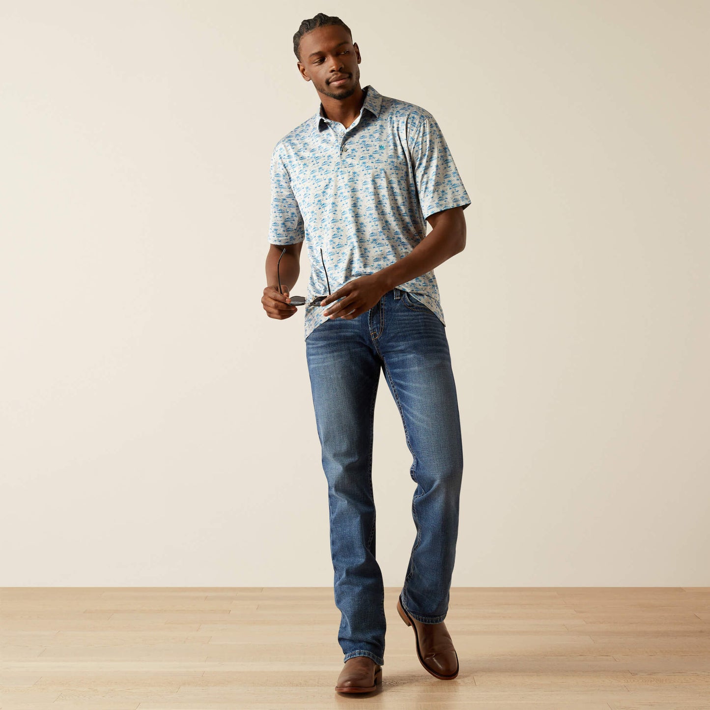 Ariat Men Charger 2.0 Printed Polo