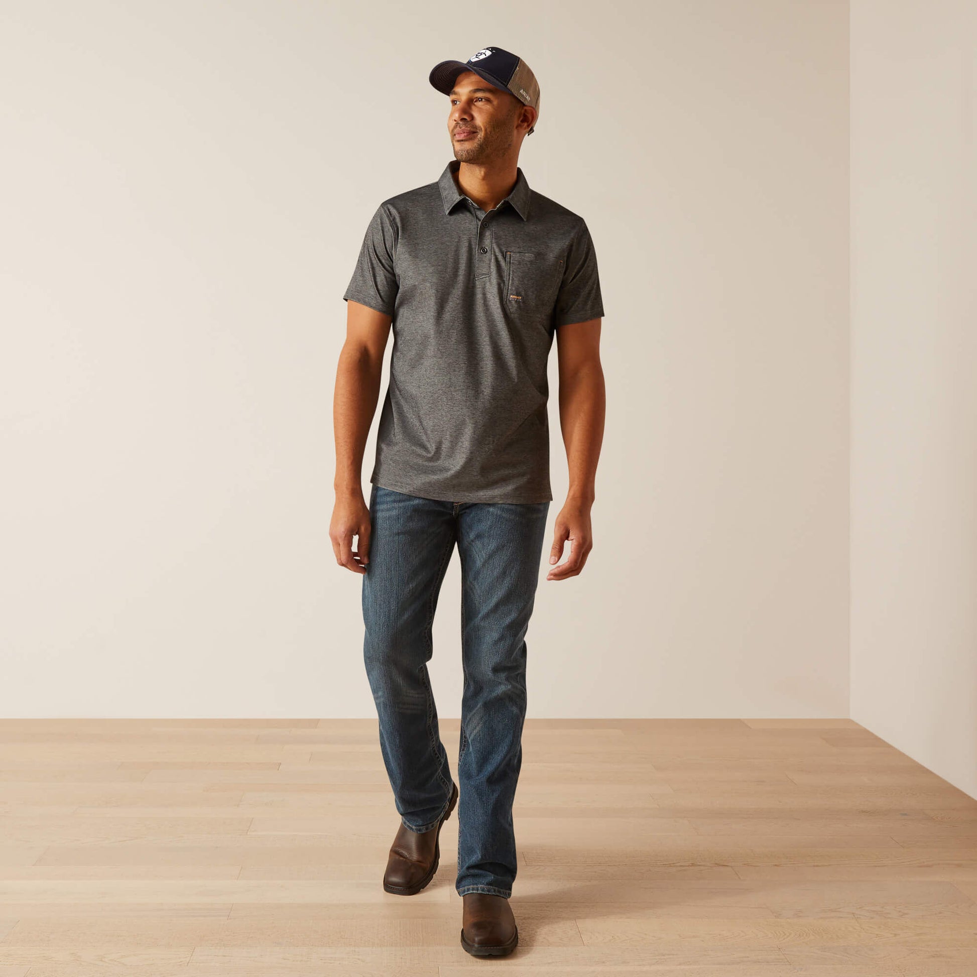 Ariat Men Rebar Foreman Polo