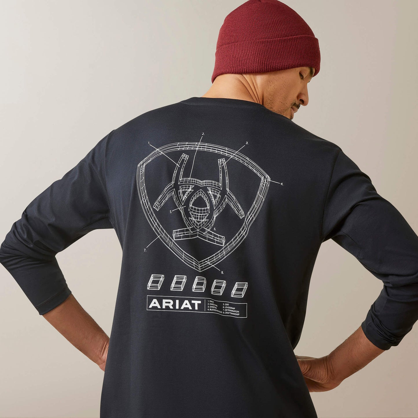 Ariat Men Rebar Workman Blueprint