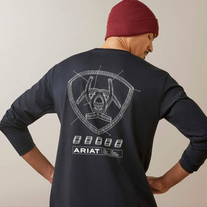 Ariat Men Rebar Workman Blueprint