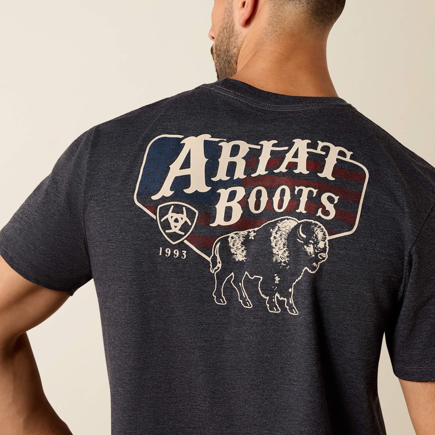 Ariat Men Ariat American Bison Classic Fit T-Shirt