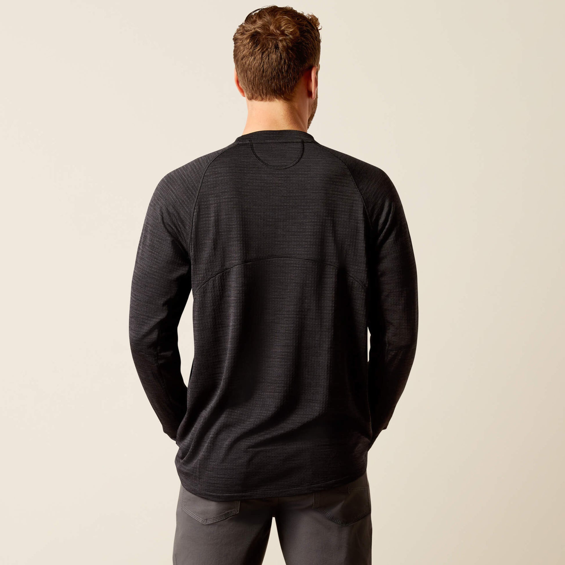 Ariat Men Rebar Gridwork Crewneck T-Shirt