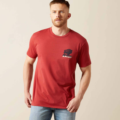 Ariat Men Ariat Buffalo Flag T-Shirt