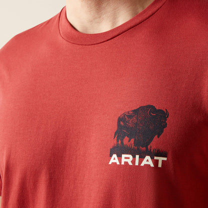Ariat Men Ariat Buffalo Flag T-Shirt