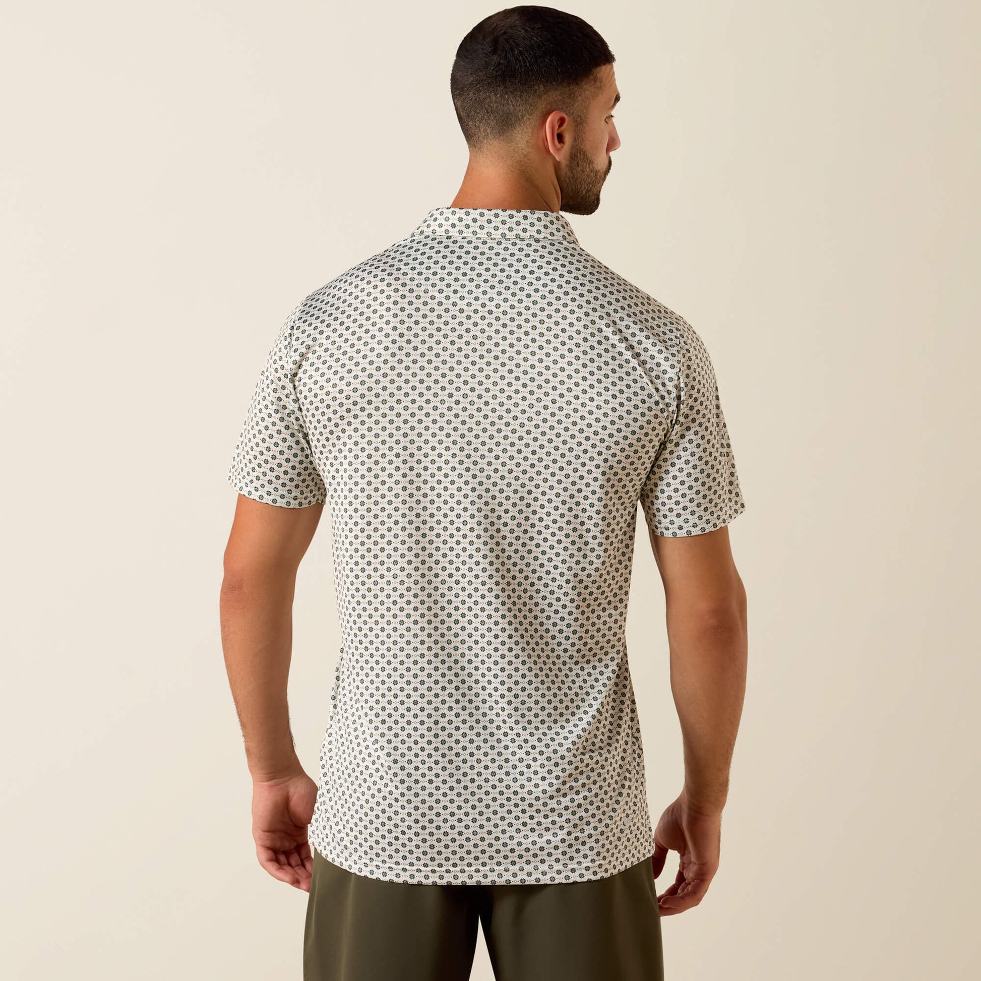 Ariat Men All Over Print Classic Fit Polo