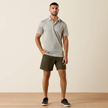 Ariat Men All Over Print Classic Fit Polo