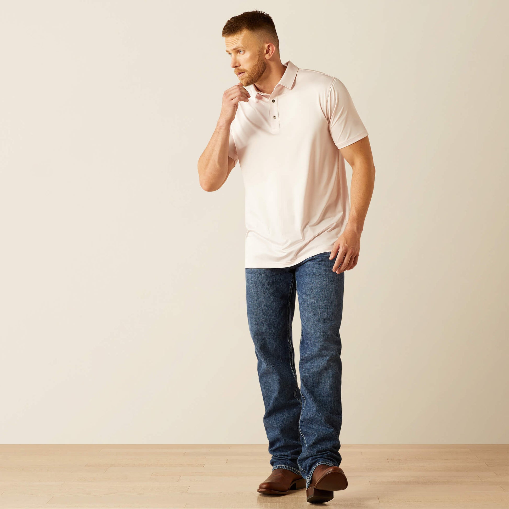 Ariat Men Charger 2.0 Fitted Polo