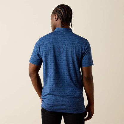 Ariat Men Retro Western Snap Polo