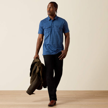 Ariat Men Retro Western Snap Polo