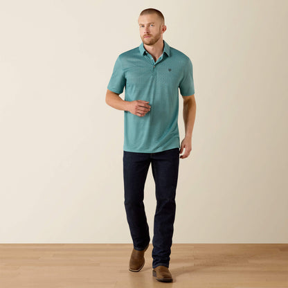 Ariat Men All Over Print Classic Fit Polo