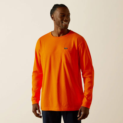 Ariat Men Rebar Cotton Strong Standard Pocket T-Shirt