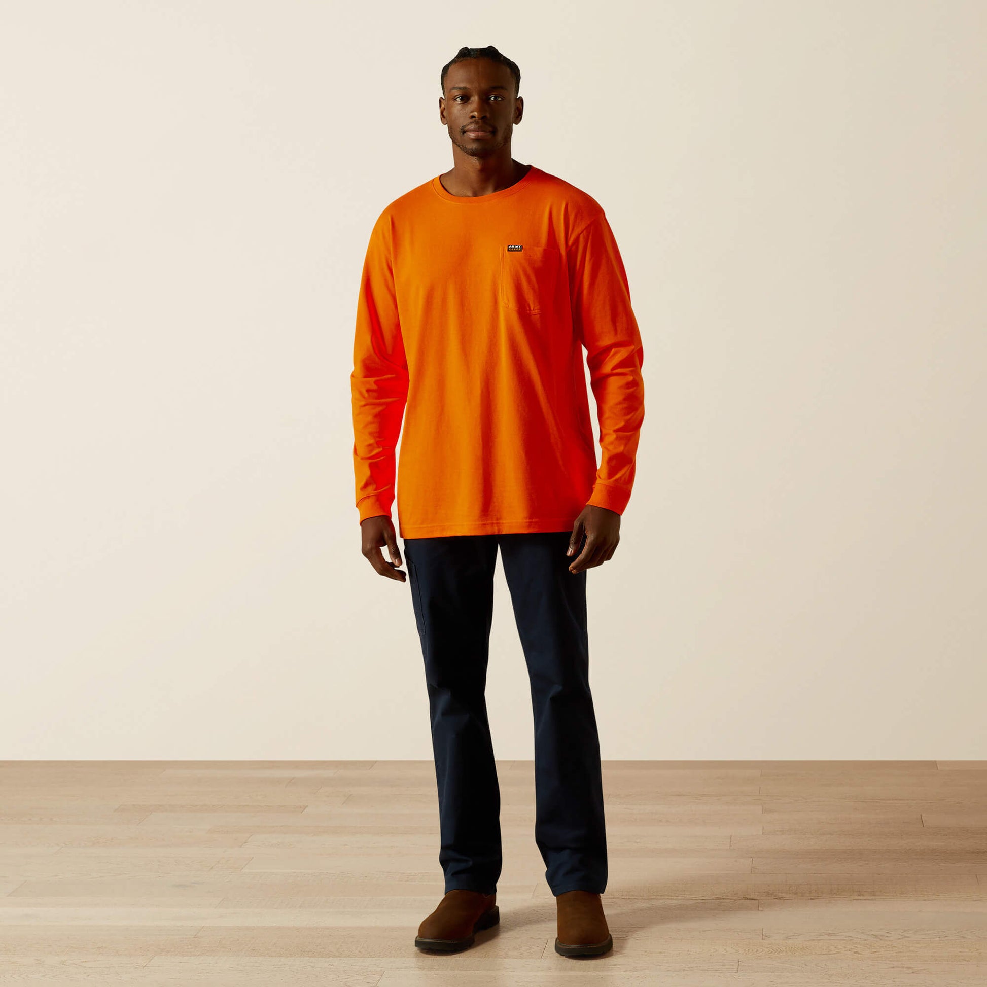 Ariat Men Rebar Cotton Strong Standard Pocket T-Shirt