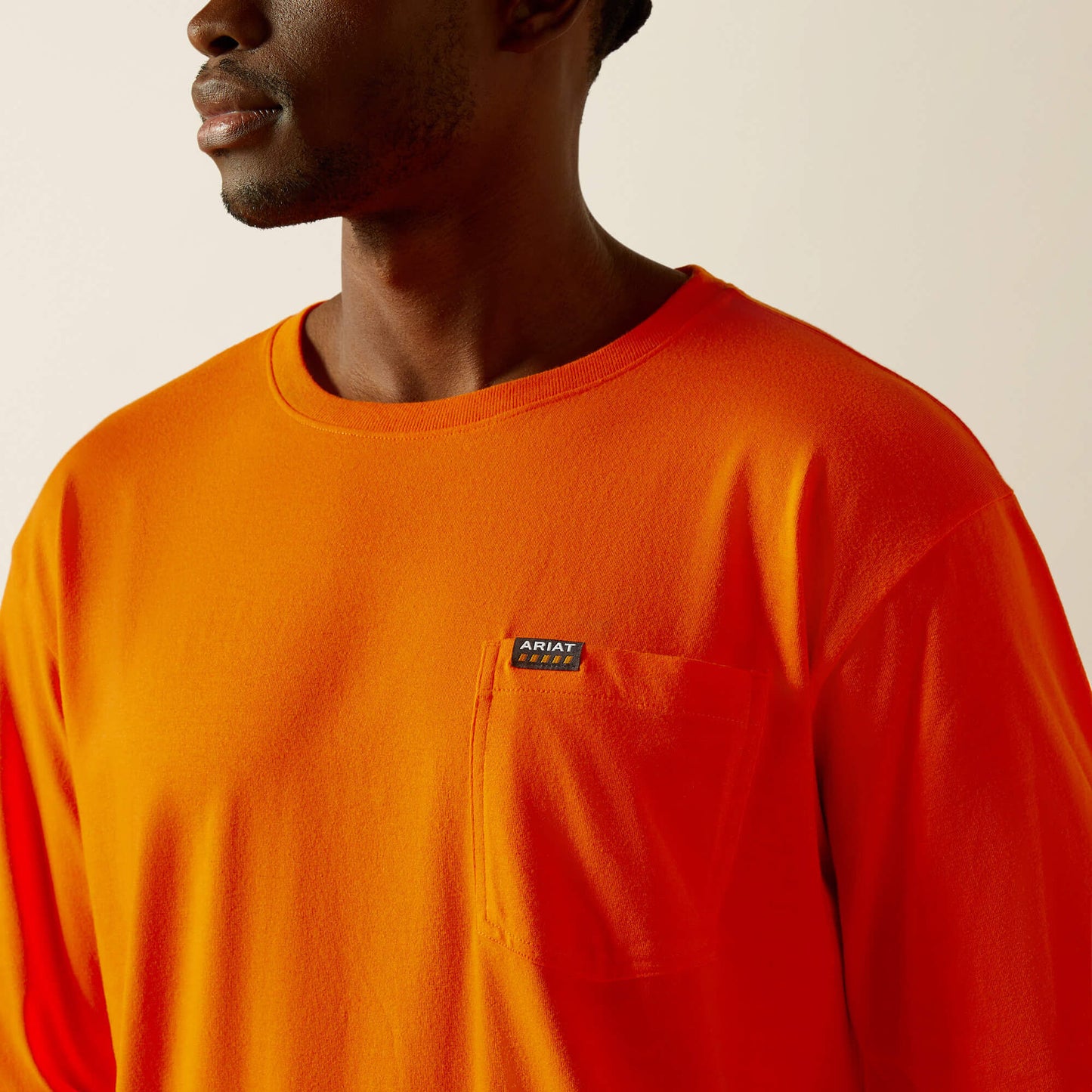 Ariat Men Rebar Cotton Strong Standard Pocket T-Shirt