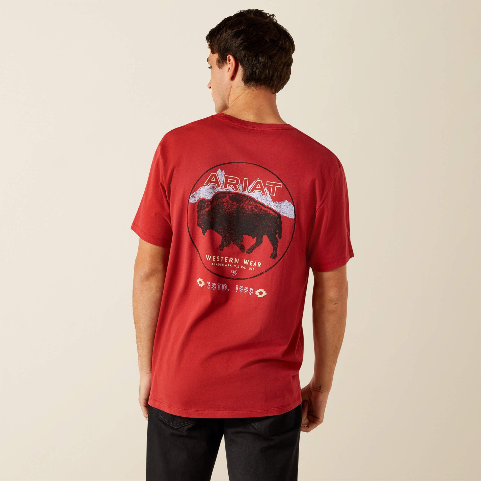 Ariat Men Ariat Patriot Buffalo Coin T-Shirt