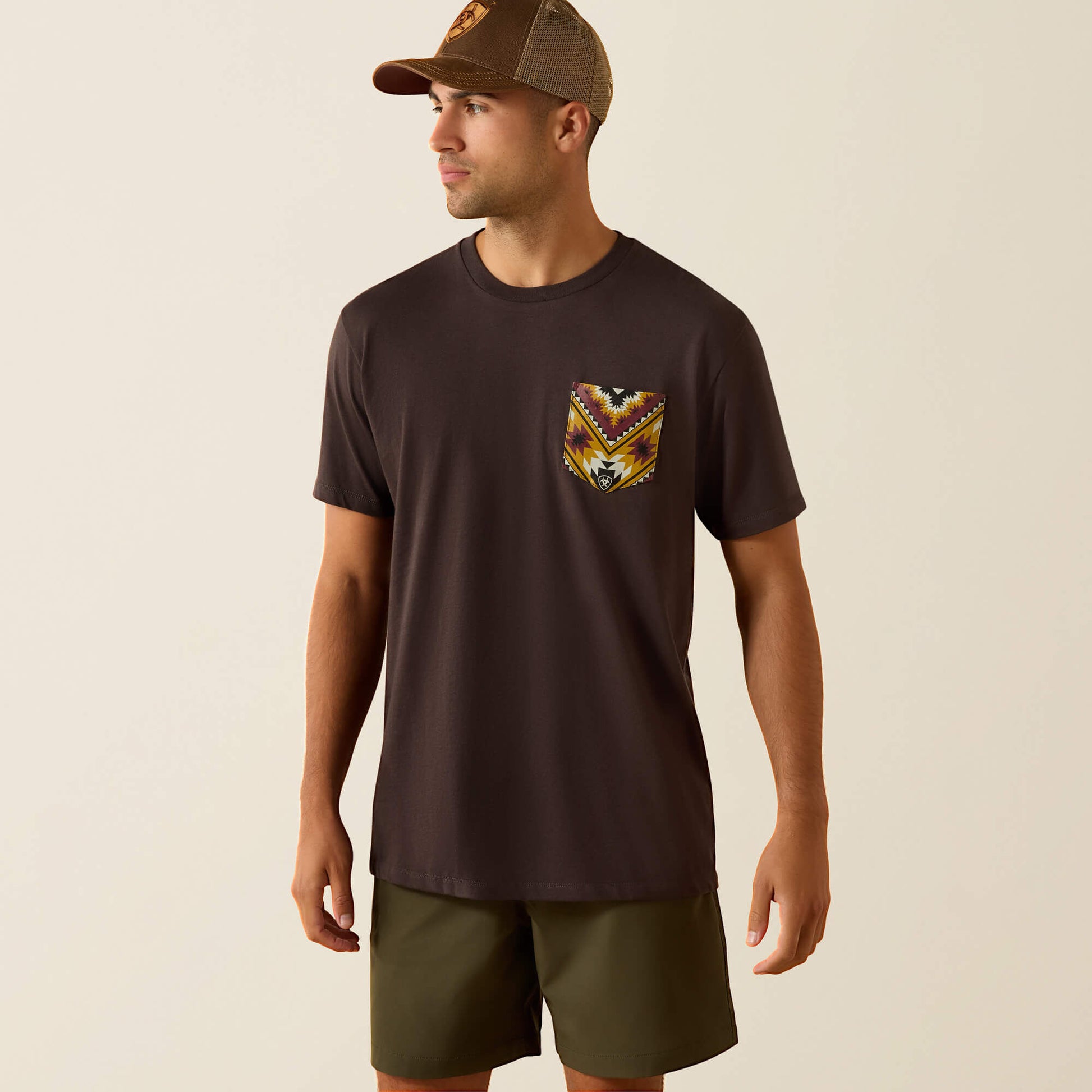 Ariat Men Ariat Southwest Longest Horn Classic Fit T-Shirt