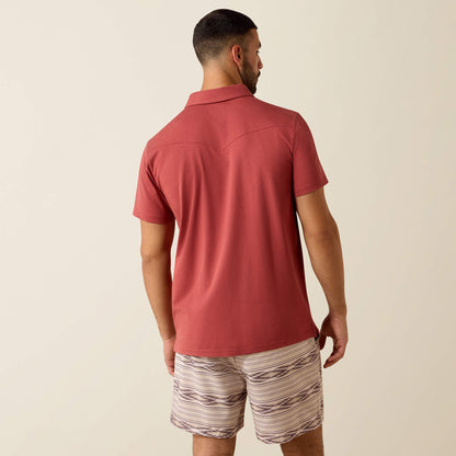 Ariat Men Retro Western Snap Polo
