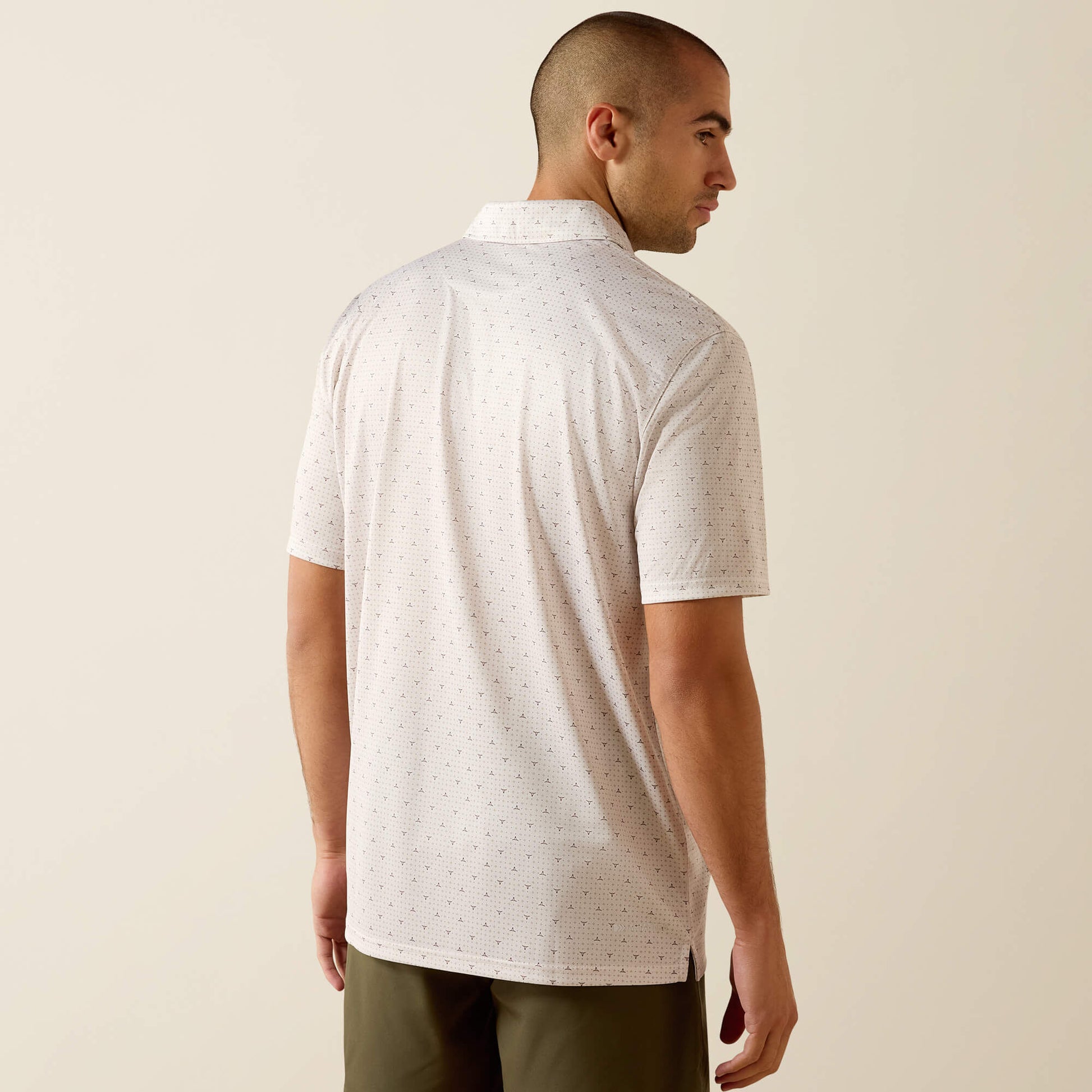 Ariat Men All Over Print Classic Fit Polo