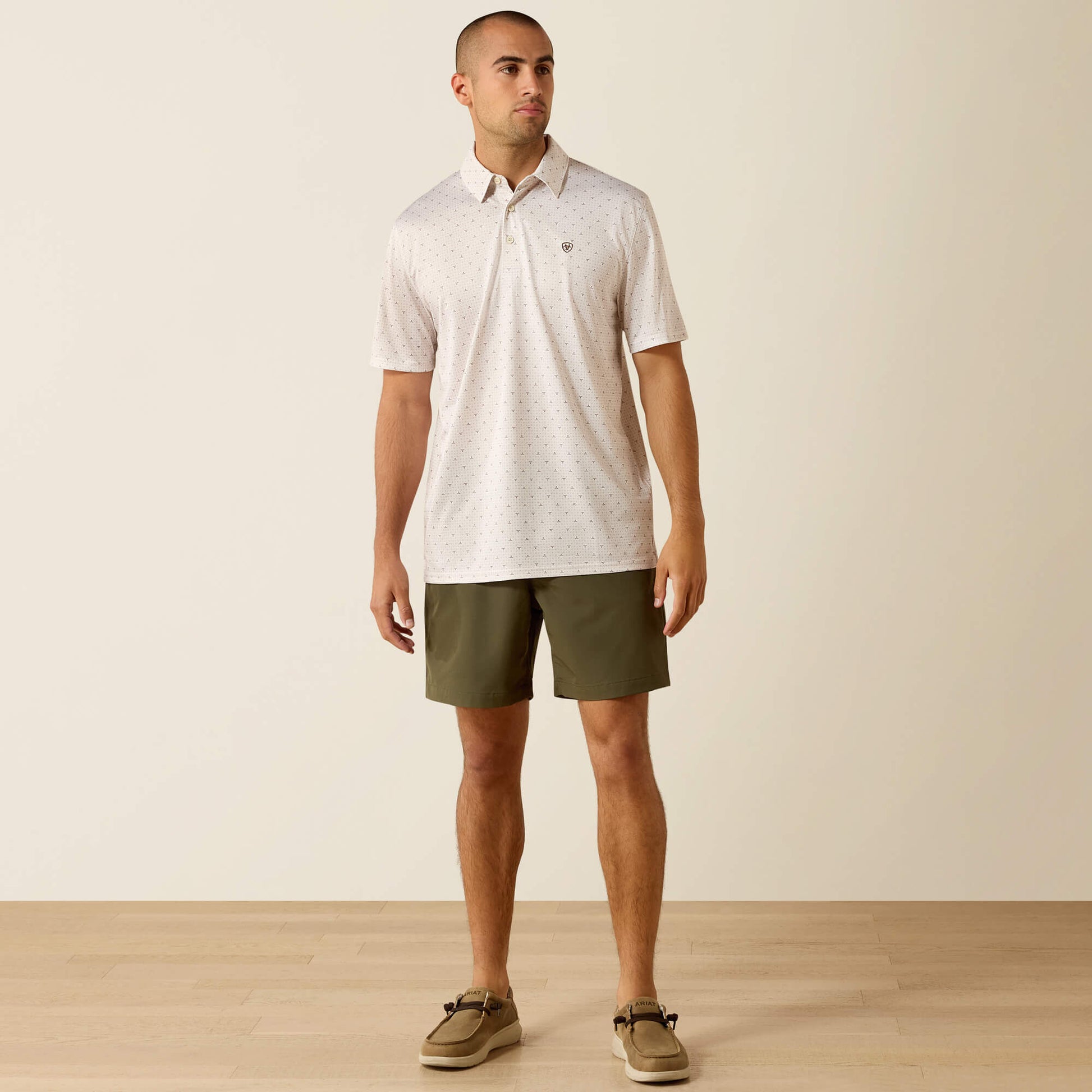 Ariat Men All Over Print Classic Fit Polo