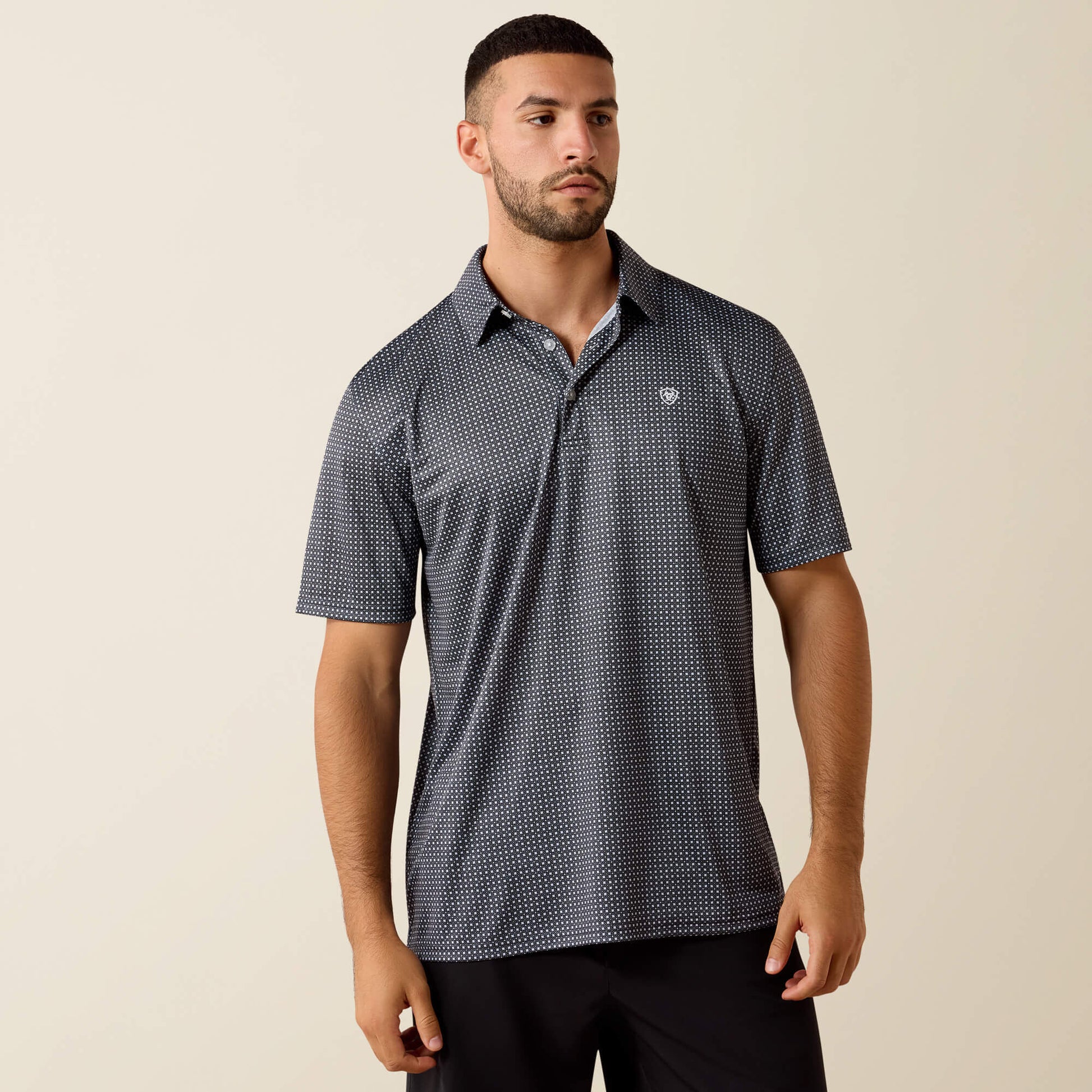 Ariat Men All Over Print Classic Fit Polo