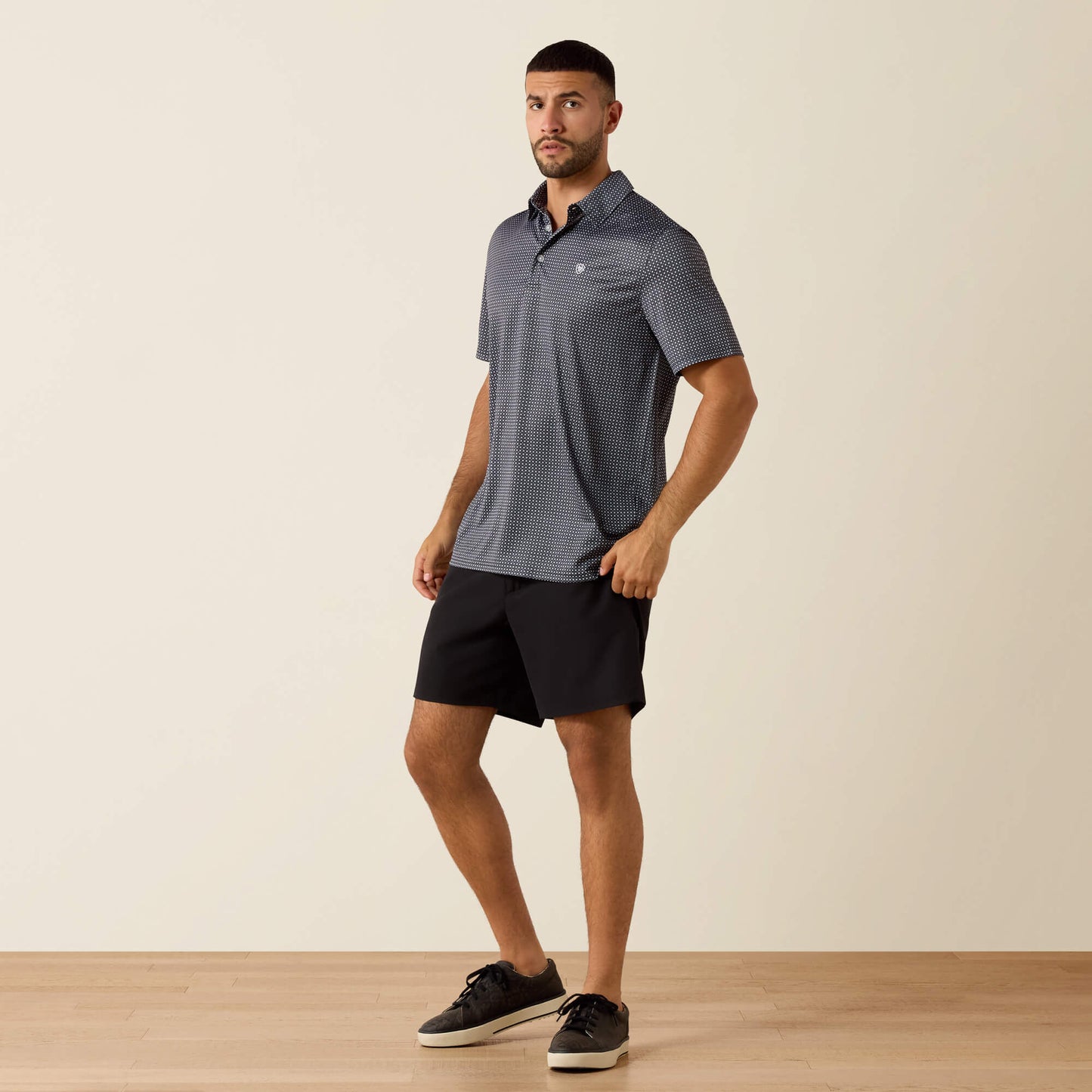 Ariat Men All Over Print Classic Fit Polo