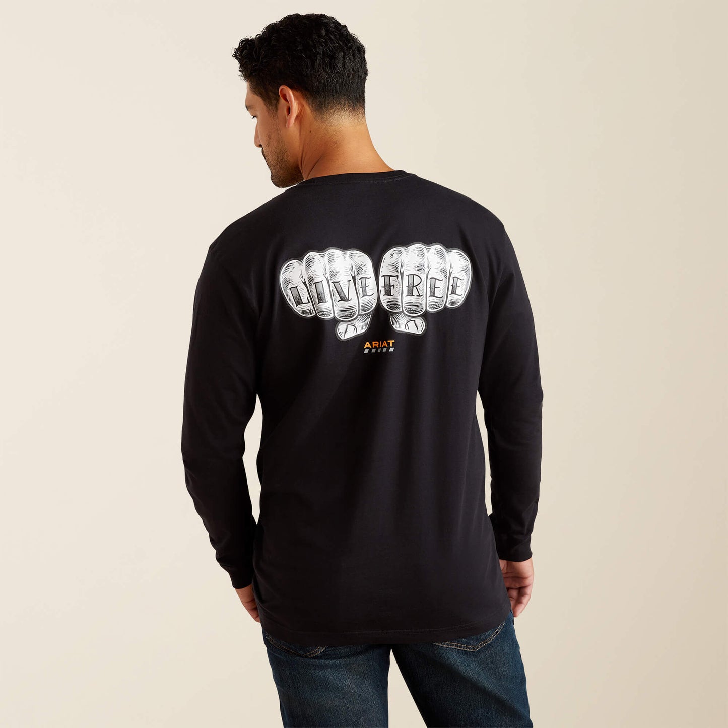 Ariat Men Rebar Cotton Strong Bare Knuckle T-Shirt