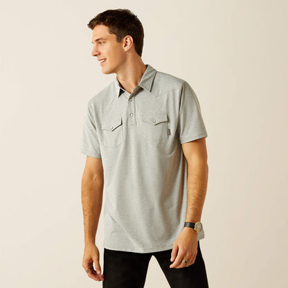 Ariat Men Retro Western Snap Polo