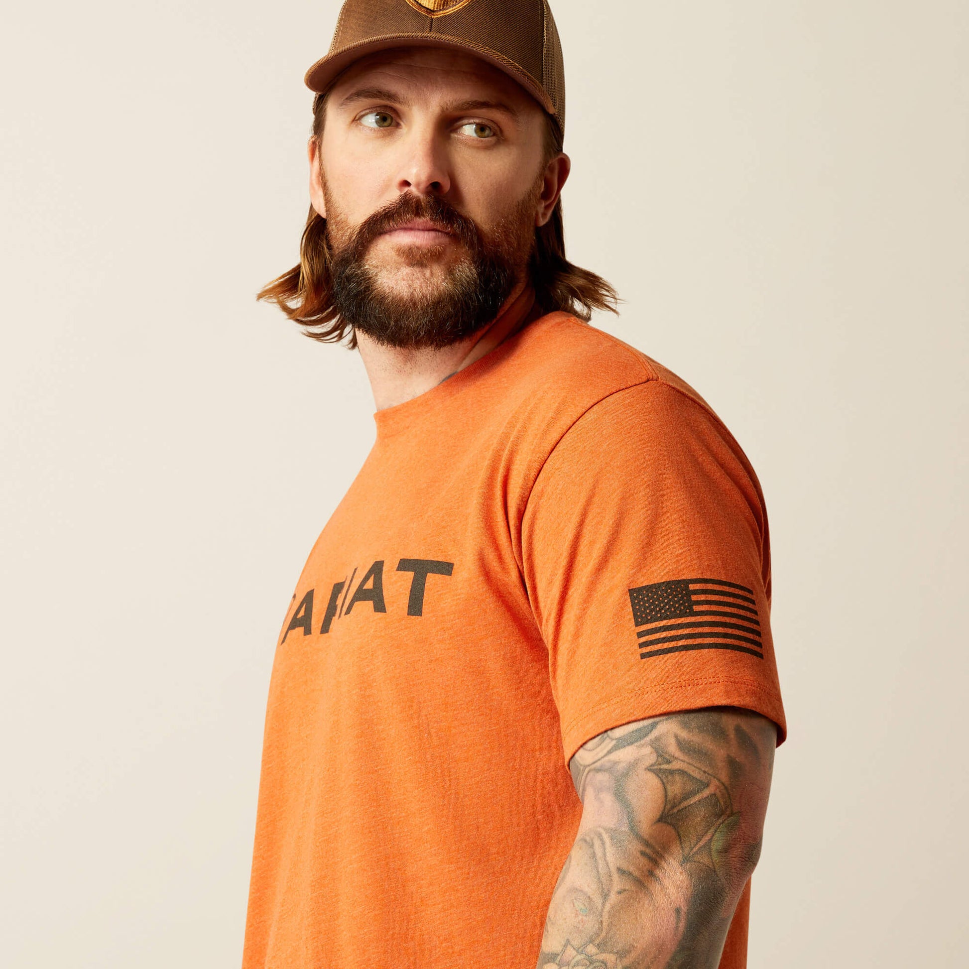 Ariat Men Ariat Shield Flag T-Shirt
