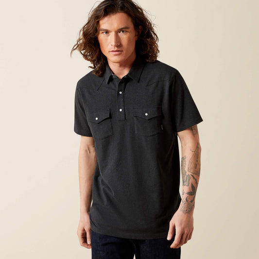 Ariat Men Retro Western Snap Polo