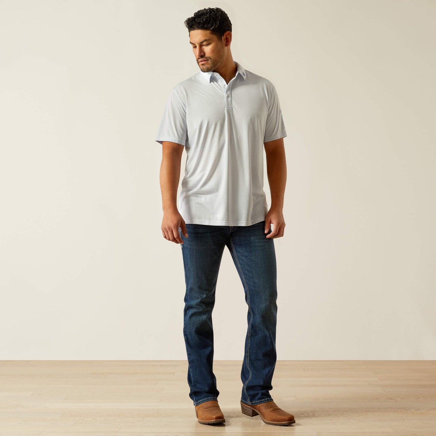 Ariat Men Team Logo Polo