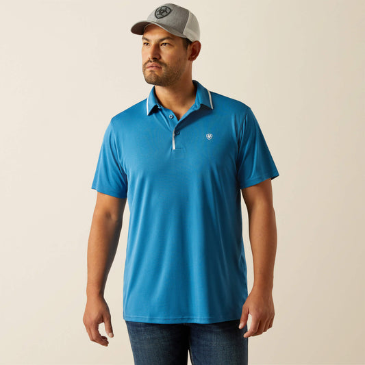 Ariat Men Welded TEK Fitted Short Sleeve Polo