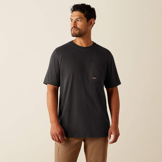 Ariat Men Rebar Cotton Strong Logo T-Shirt