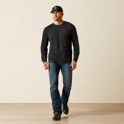 Ariat Men Ariat Stamped Freedom Classic Fit Long Sleeve T-Shirt
