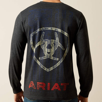 Ariat Men Ariat Stamped Freedom Classic Fit Long Sleeve T-Shirt