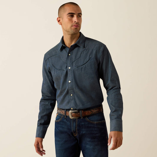Ariat Men Retro Harlan Fitted Snap Shirt